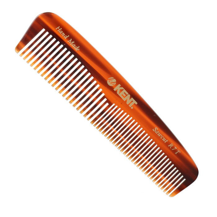 Kent HANDMADE 130MM POCKET COMB THICK/FINE HAIR A R7T