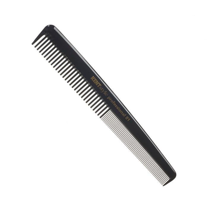 Kent CUTTING COMB 184MM SHALLOW TEETH THICK/FINE HAIR SPC81