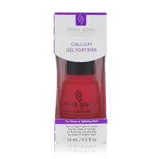 CHINA GLAZE CALCIUM GEL FORTIFIER, 0.5 OZ