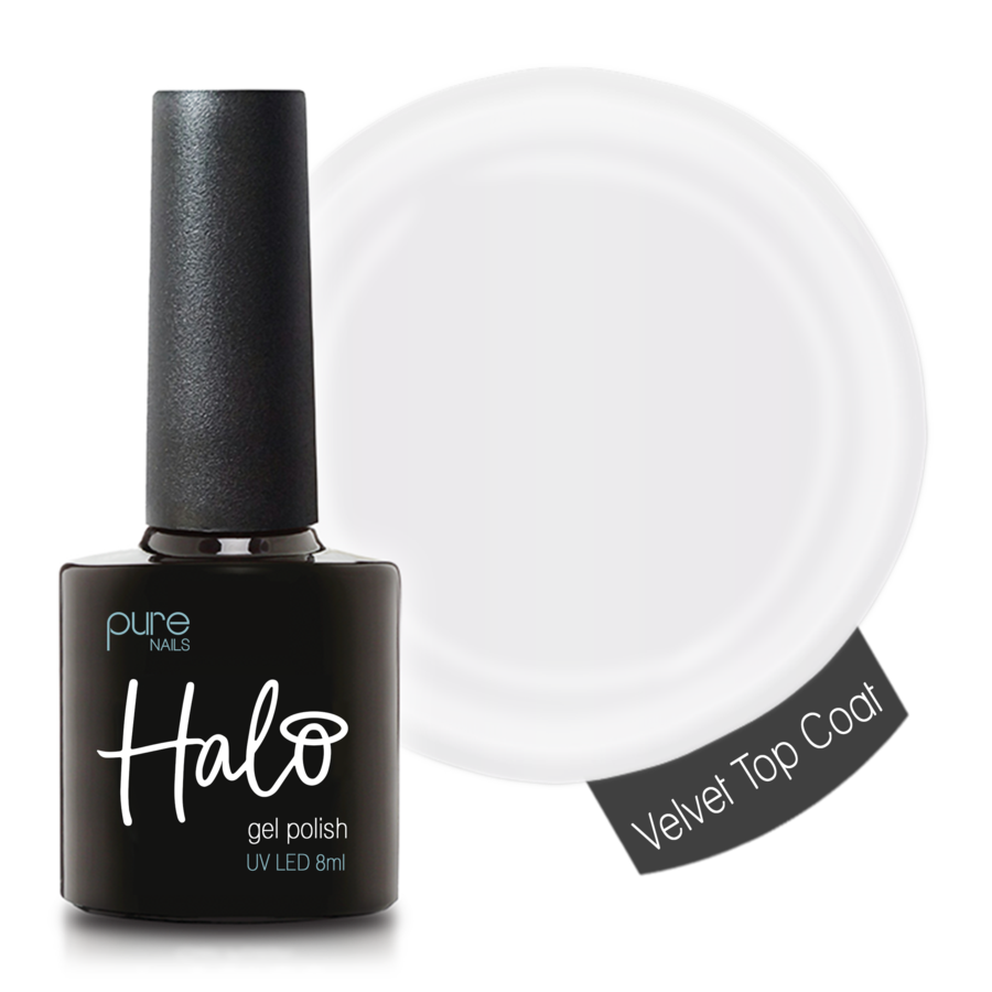Halo Gel Polish 8ml Velvet Top Coat 8ml