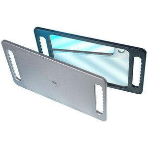 BACK MIRROR BLACK ALL SILVER  Lightweight Black Back Mirror.