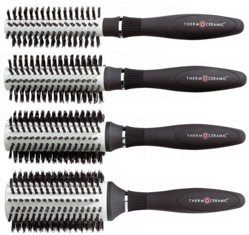 Denman DCR Thermoceramic Radial Natural Bristle Brush (select size)