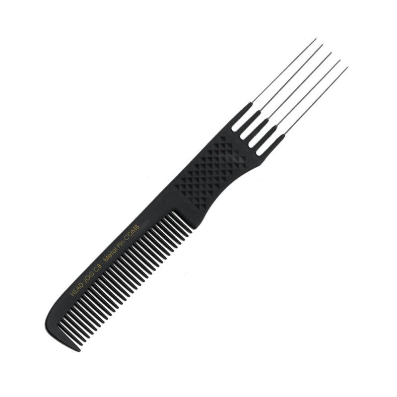 HEAD JOG C8 Carbon Fibre Metal Pin Comb