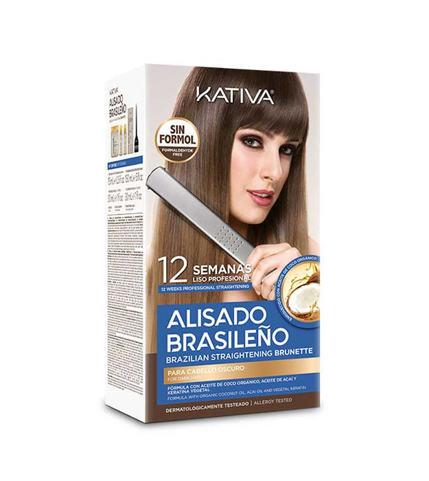 Kativa Kit Brazilian Straightening Brunette Kit
