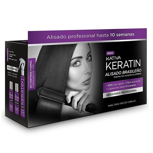 Brazilian Straightening Kativa Cabello Oscuro Kativa Xpress Kit