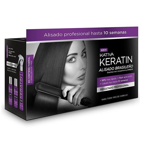 Kativa Xpress Kit Keratin Brazilian Straightening Kit