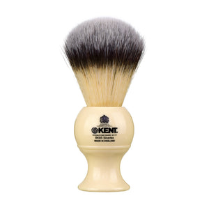 Kent LARGE SYNTHETIC IVORY WHITE SHAVING BRUSH BK8S