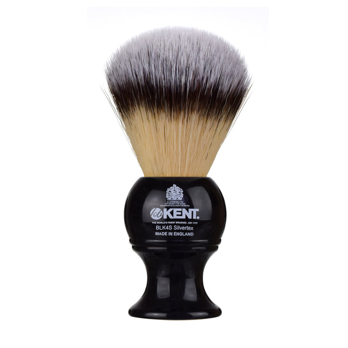 Kent MEDIUM SYNTHETIC BLACK SHAVING BRUSH BLK4S