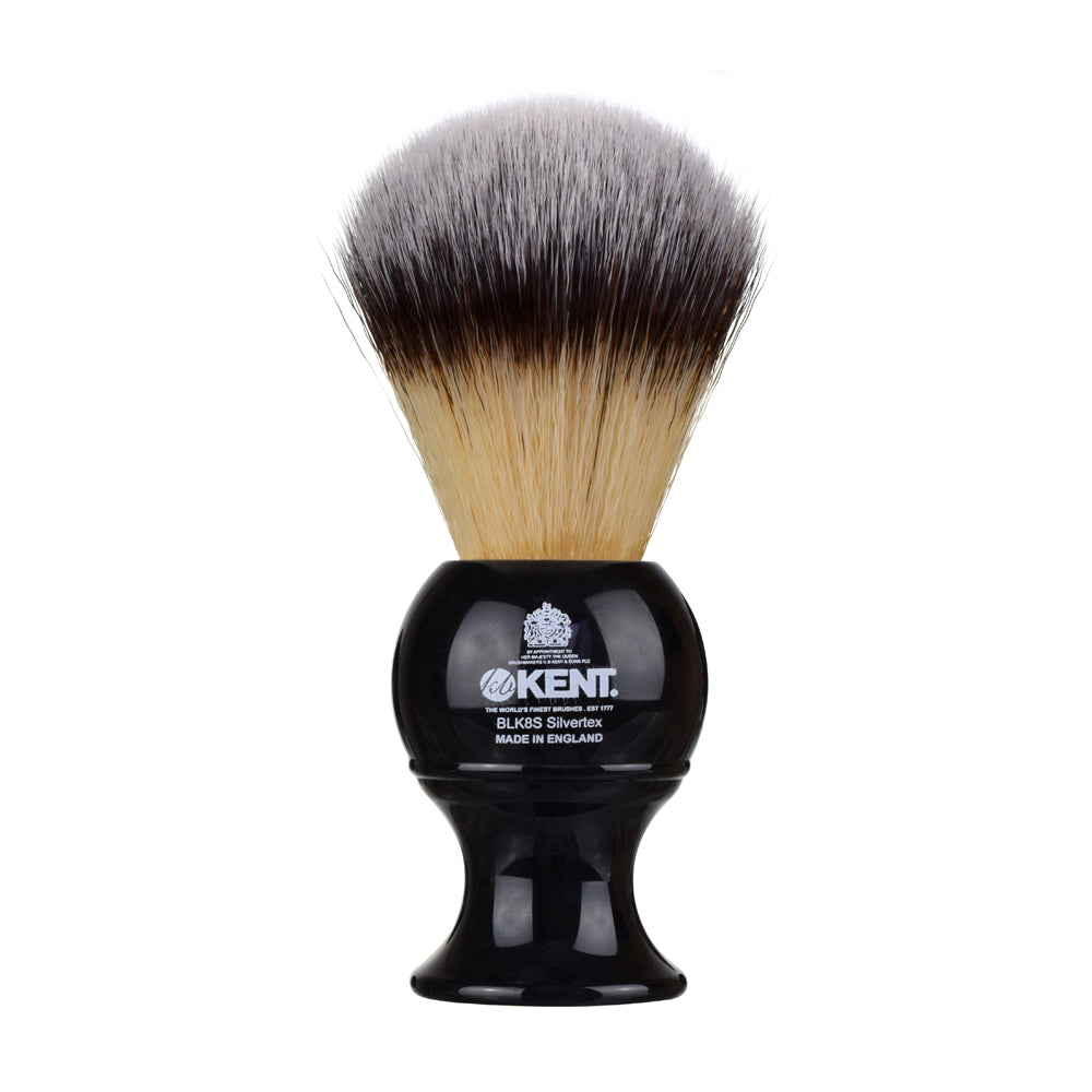 Kent LARGE SYNTHETIC BLACK SHAVING BRUSH BLK8S