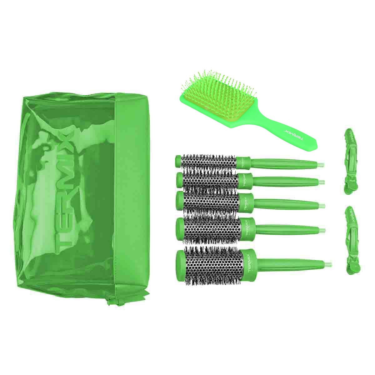Termix PROFESSIONAL TERMIX 3 STEPS BRUSHING SET FLUOR GREEN