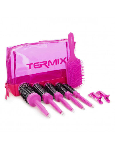 Termix PROFESSIONAL TERMIX 3 STEPS BRUSHING SET FLUOR PINK