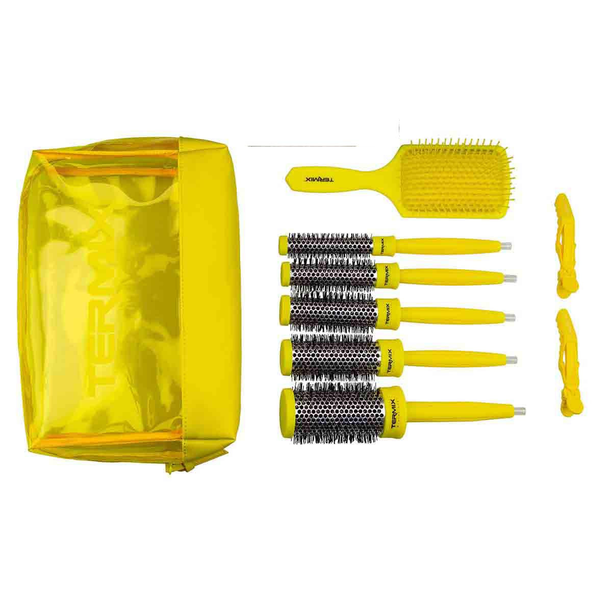 Termix PROFESSIONAL TERMIX 3 STEPS BRUSHING SET FLUOR YELLOW