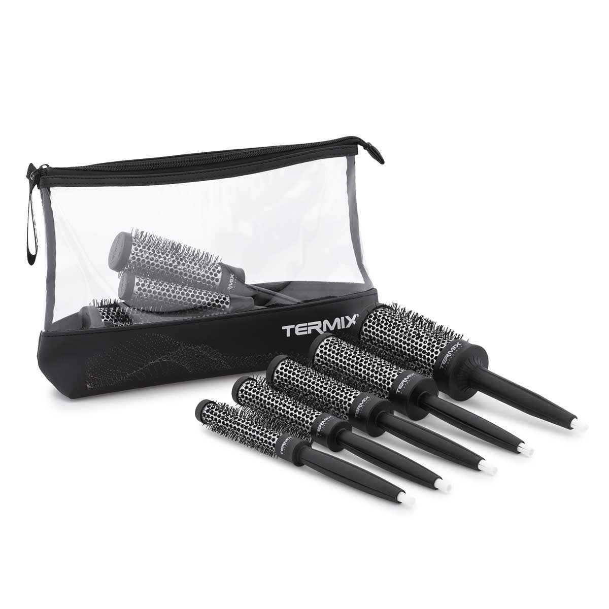 TERMIX PROFESSIONAL ROUND HAIR BRUSHES PACK (Ø17, Ø23, Ø28, Ø32, Ø43)